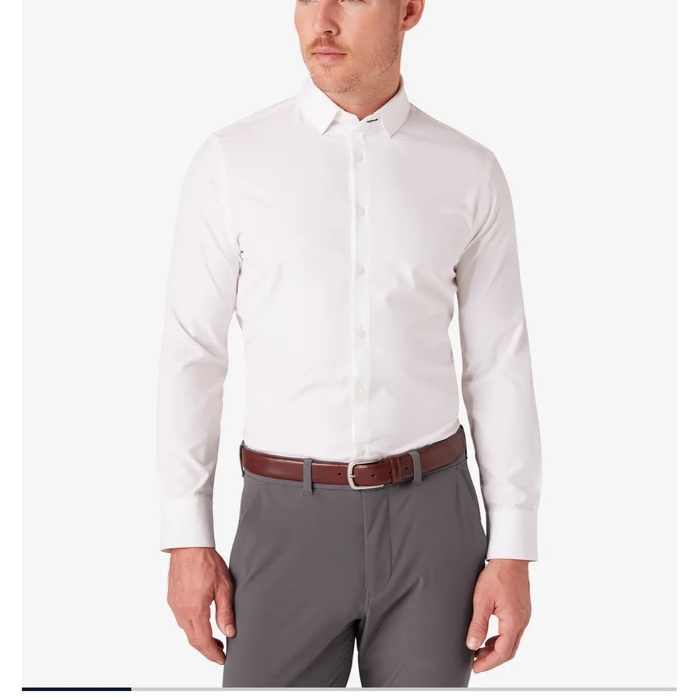 Mizzen+Main NWT White Leeward Classic Formal Button-down M